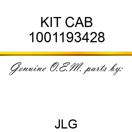 KIT CAB 1001193428