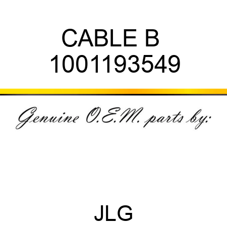CABLE B+ 1001193549