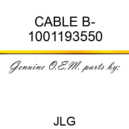 CABLE B- 1001193550