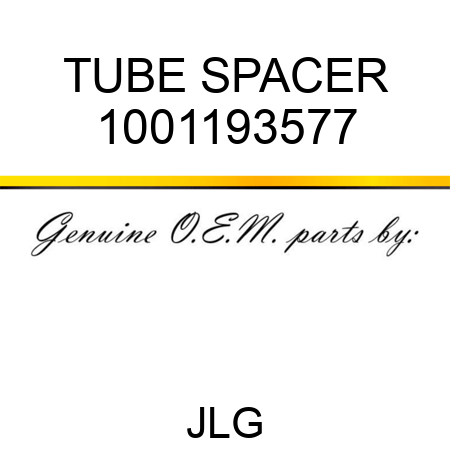 TUBE SPACER 1001193577