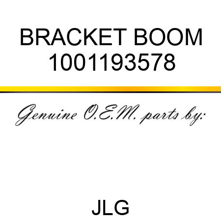 BRACKET BOOM 1001193578