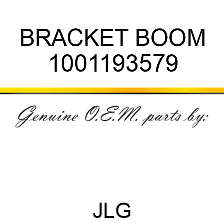 BRACKET BOOM 1001193579