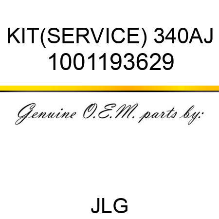 KIT(SERVICE) 340AJ 1001193629