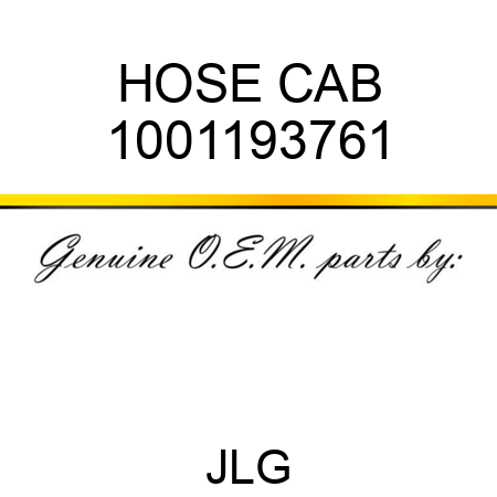 HOSE CAB 1001193761