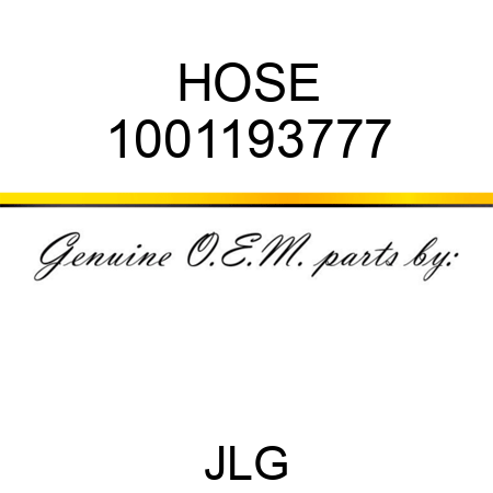 HOSE 1001193777