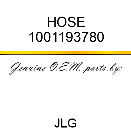 HOSE 1001193780
