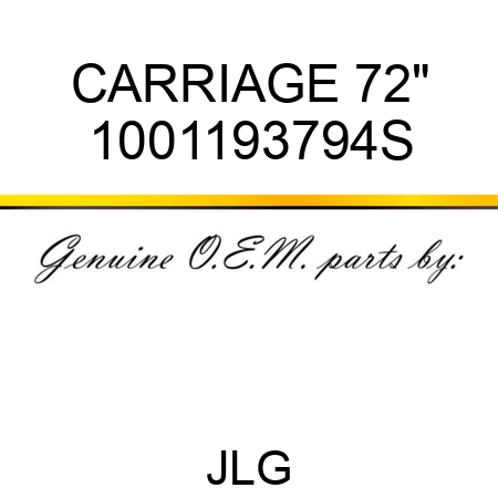 CARRIAGE 72