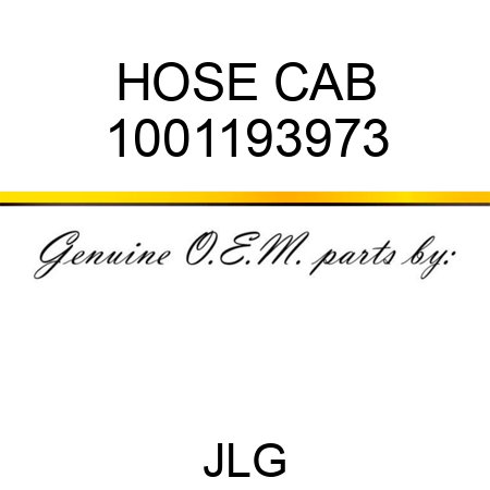 HOSE CAB 1001193973
