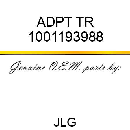 ADPT TR 1001193988