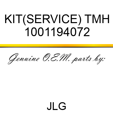 KIT(SERVICE) TMH 1001194072