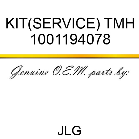 KIT(SERVICE) TMH 1001194078
