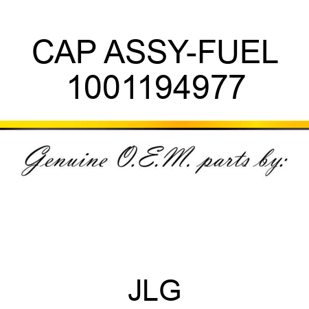 CAP ASSY-FUEL 1001194977