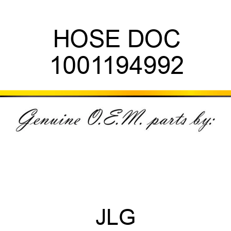 HOSE DOC 1001194992