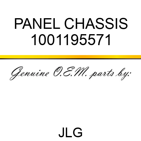 PANEL CHASSIS 1001195571