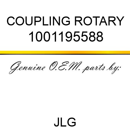 COUPLING ROTARY 1001195588