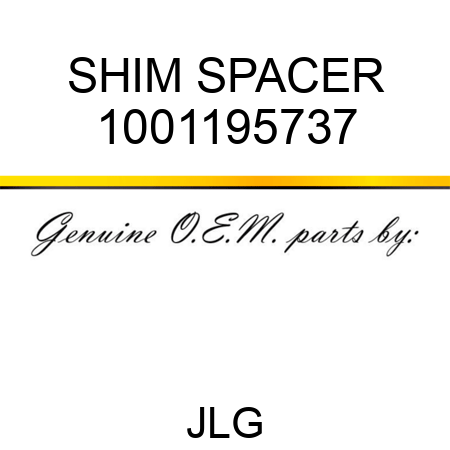 SHIM SPACER 1001195737
