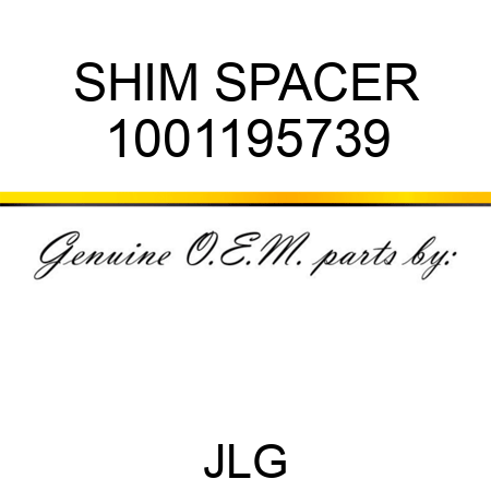 SHIM SPACER 1001195739