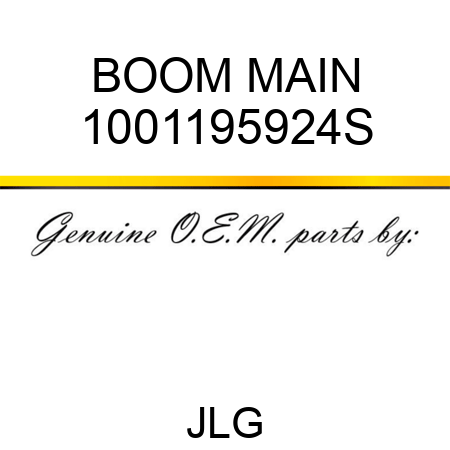 BOOM MAIN 1001195924S