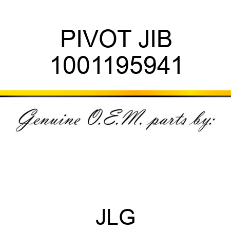 PIVOT JIB 1001195941