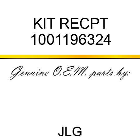 KIT RECPT 1001196324
