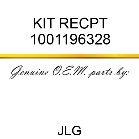 KIT RECPT 1001196328