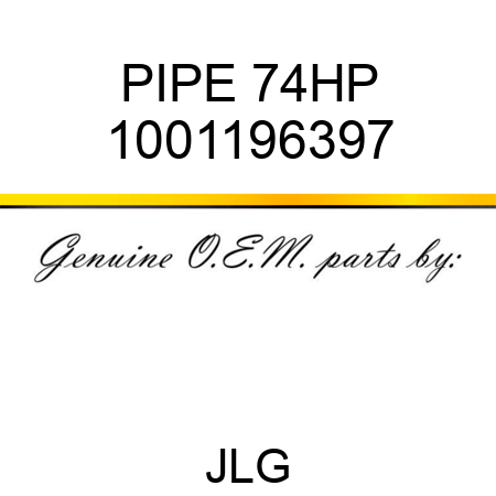 PIPE 74HP 1001196397