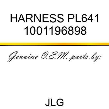 HARNESS PL641 1001196898