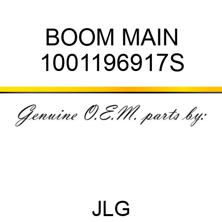 BOOM MAIN 1001196917S
