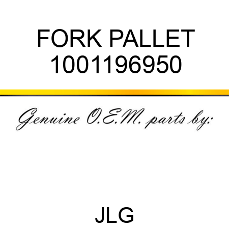 FORK PALLET 1001196950