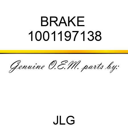 BRAKE  1001197138