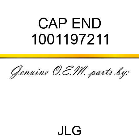 CAP END 1001197211