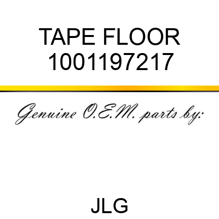 TAPE FLOOR 1001197217