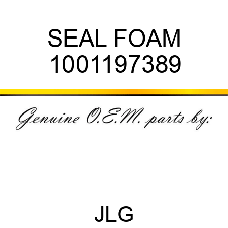 SEAL FOAM 1001197389