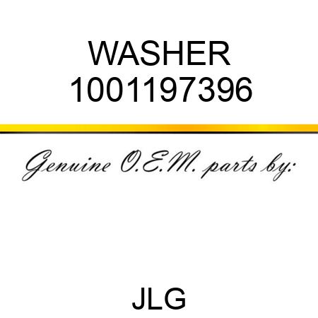 WASHER 1001197396