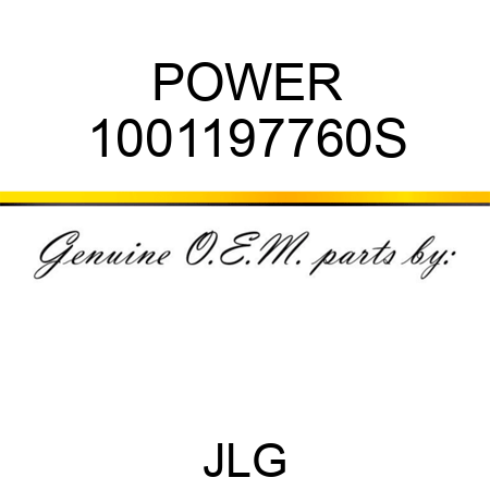 POWER 1001197760S