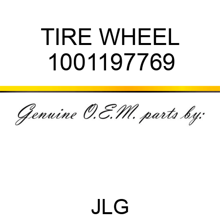 TIRE WHEEL 1001197769