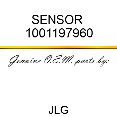 SENSOR  1001197960