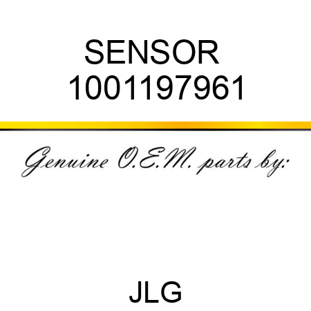 SENSOR  1001197961