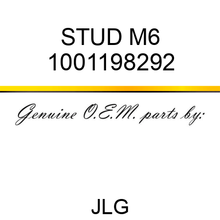 STUD M6 1001198292