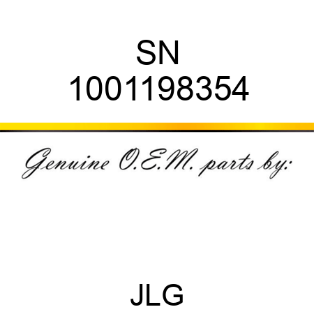 SN 1001198354