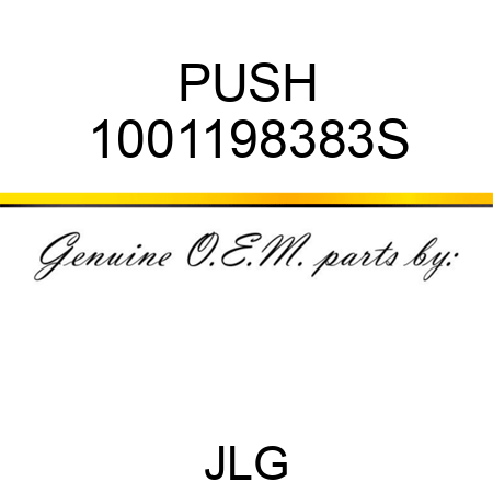 PUSH 1001198383S