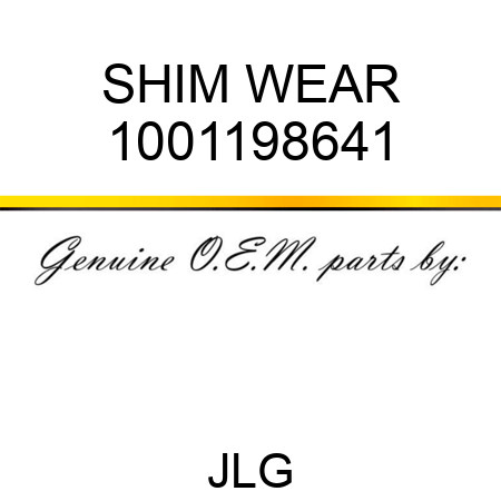 SHIM WEAR 1001198641