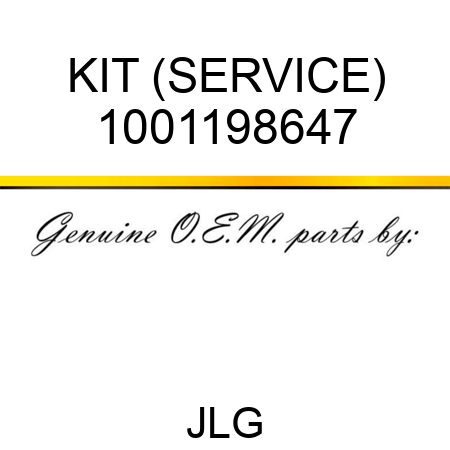 KIT (SERVICE) 1001198647
