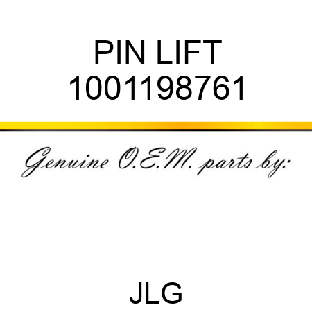 PIN LIFT 1001198761