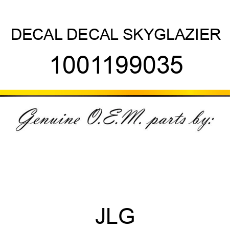 DECAL DECAL SKYGLAZIER 1001199035