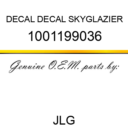 DECAL DECAL SKYGLAZIER 1001199036