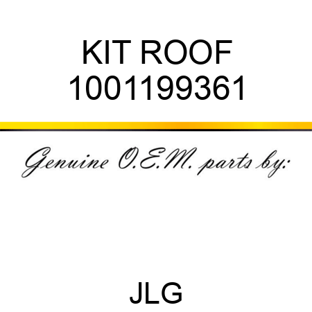 KIT ROOF 1001199361