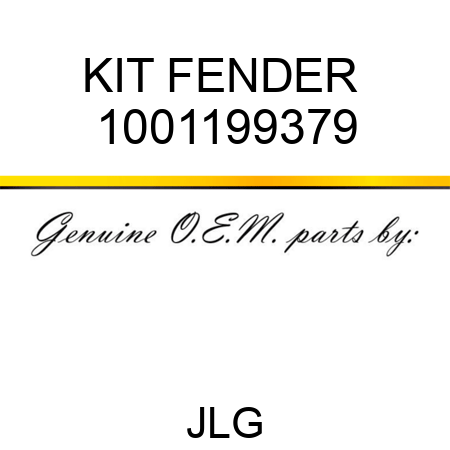 KIT FENDER  1001199379