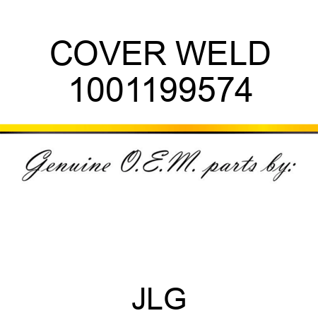 COVER WELD 1001199574