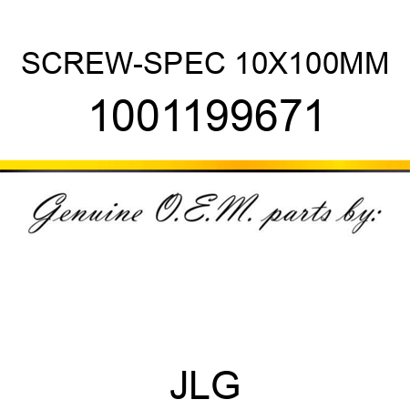 SCREW-SPEC 10X100MM 1001199671